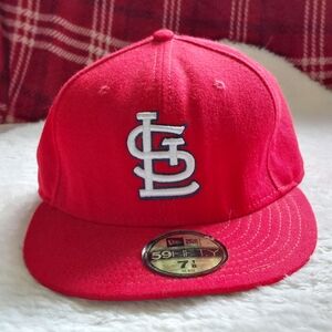 New Era 59Fifty St. Louis Cardinals Fitted Hat Red Men's 7 1/8 (56.8 cm)